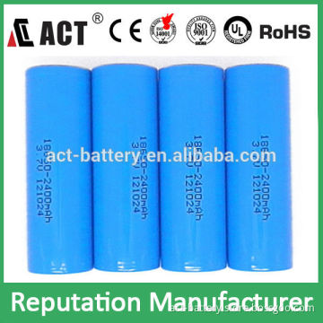 China supplier lithium ion 18650 battery 3.7v 2000/2200/2600/2800/3000mAh